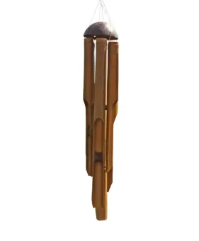 Windspiel "Bali", 80 cm | Bambus und Kokosnuss. Natürlich 